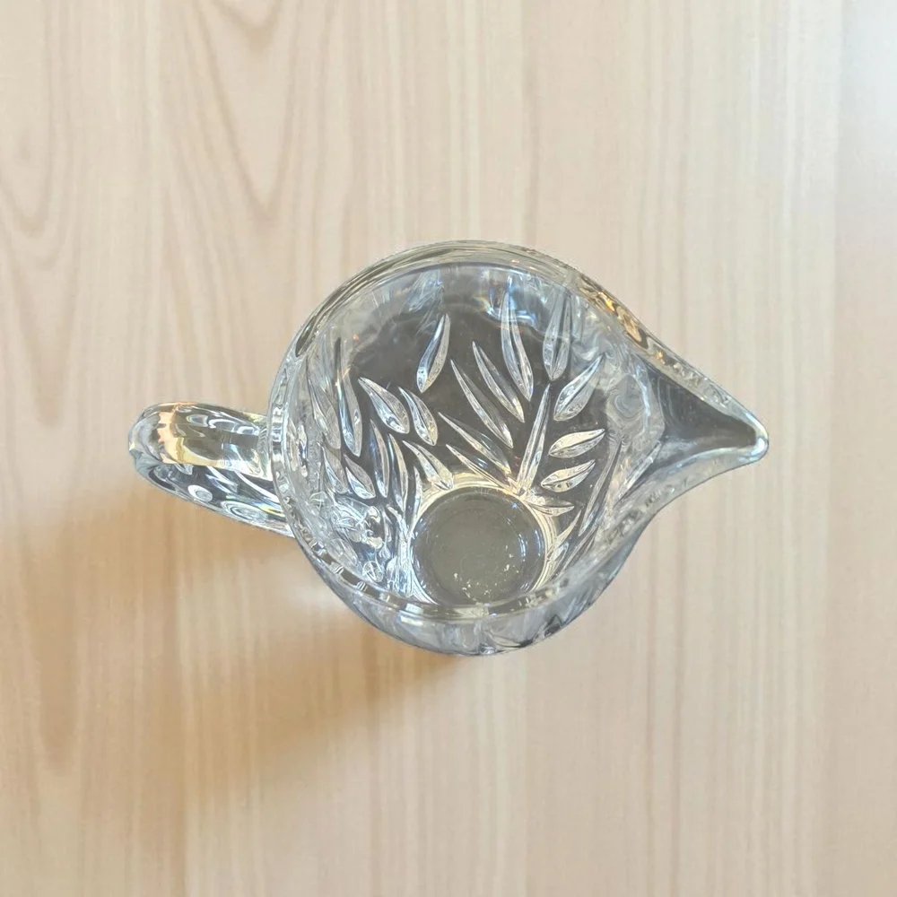 Elegant Clear Glass‎ Pitcher